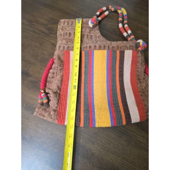 Buzhiyun Women Hippie Boho Chic Hobo Handbag Shoulder Bag Knit Embroidery Large - Picture 5 of 16